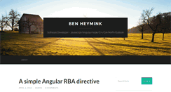 Desktop Screenshot of benheymink.com